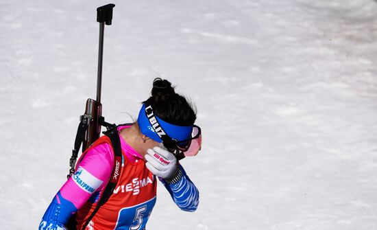 Биатлон. Чемпионат мира. Женщины. Эстафета