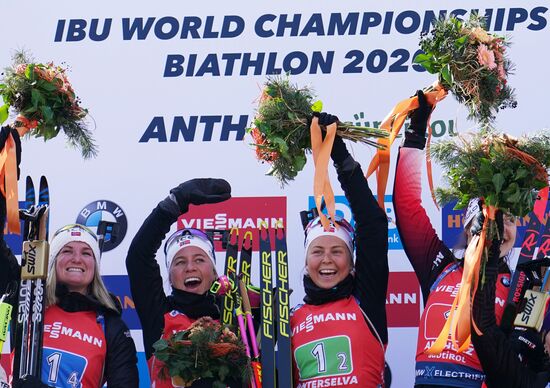 Биатлон. Чемпионат мира. Женщины. Эстафета