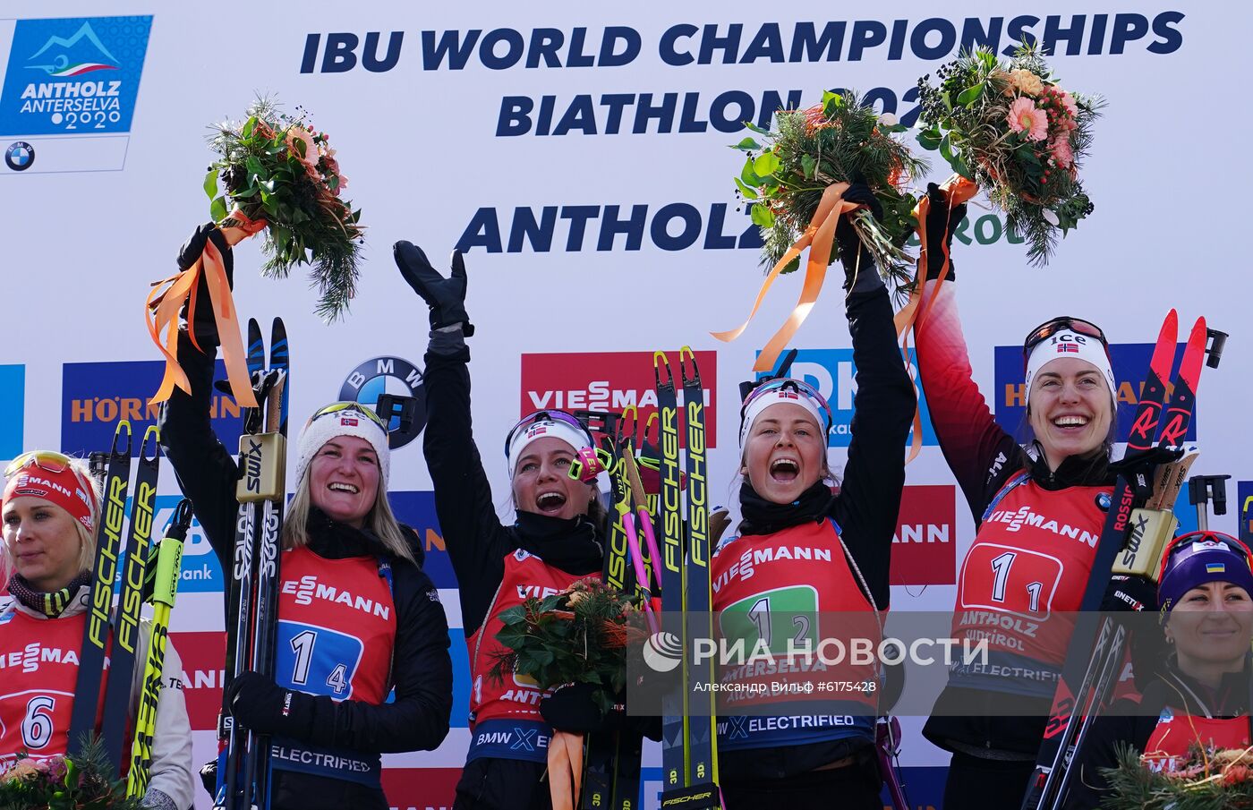 Биатлон. Чемпионат мира. Женщины. Эстафета