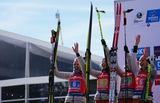 Биатлон. Чемпионат мира. Женщины. Эстафета