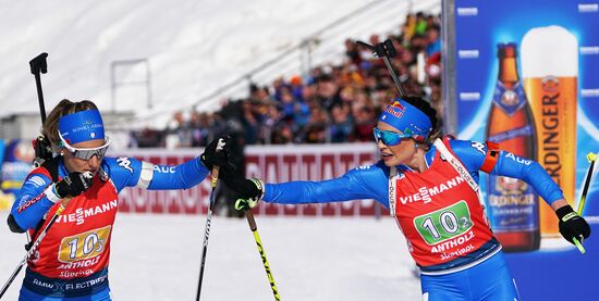 Биатлон. Чемпионат мира. Женщины. Эстафета