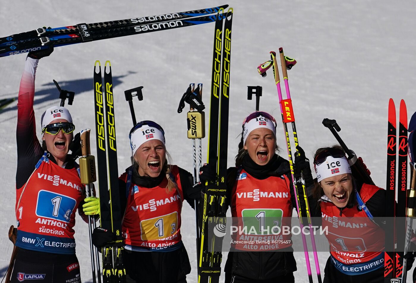 Биатлон. Чемпионат мира. Женщины. Эстафета