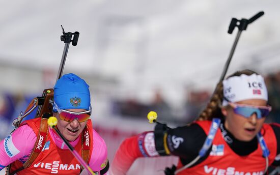 Биатлон. Чемпионат мира. Женщины. Эстафета