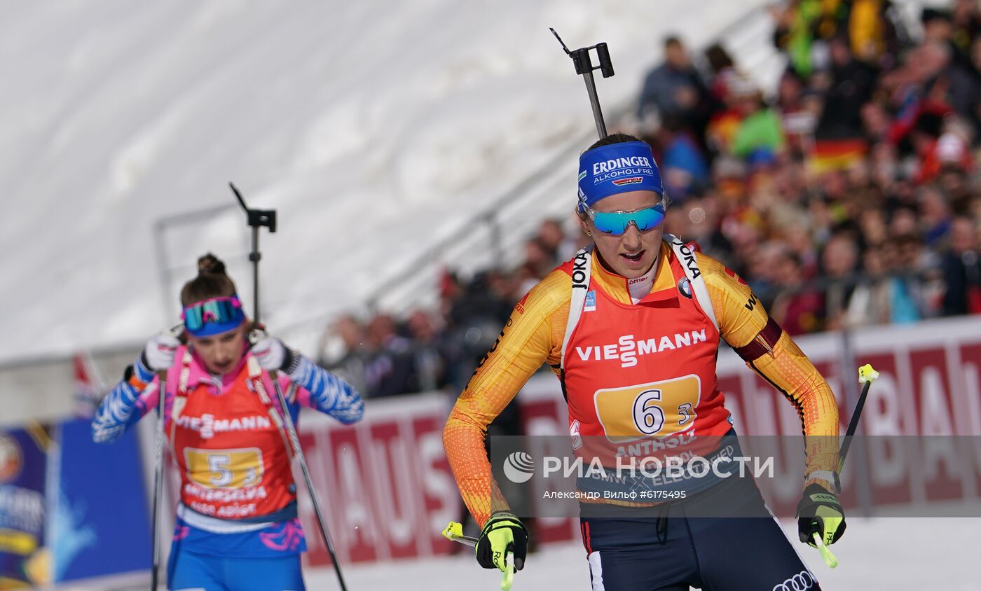 Биатлон. Чемпионат мира. Женщины. Эстафета