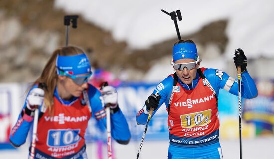 Биатлон. Чемпионат мира. Женщины. Эстафета