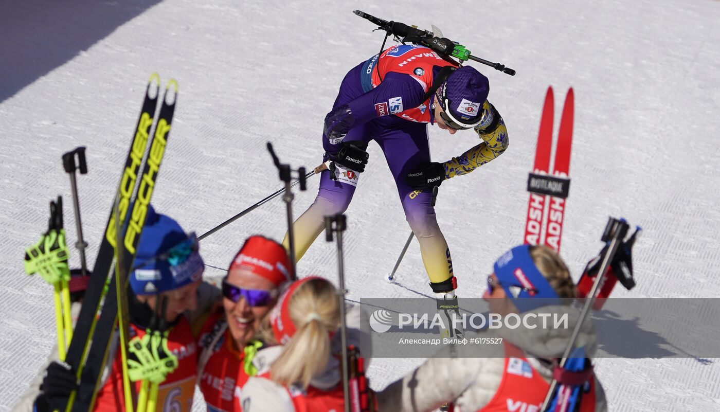 Биатлон. Чемпионат мира. Женщины. Эстафета