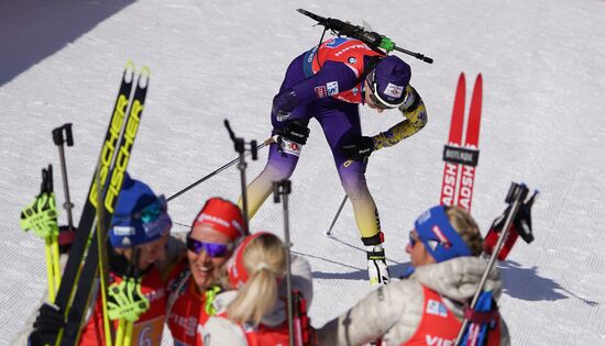 Биатлон. Чемпионат мира. Женщины. Эстафета