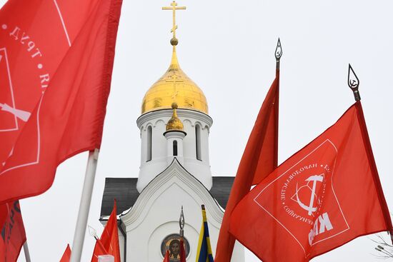Празднование Дня защитника Отечества 