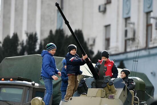 Празднование Дня защитника Отечества 