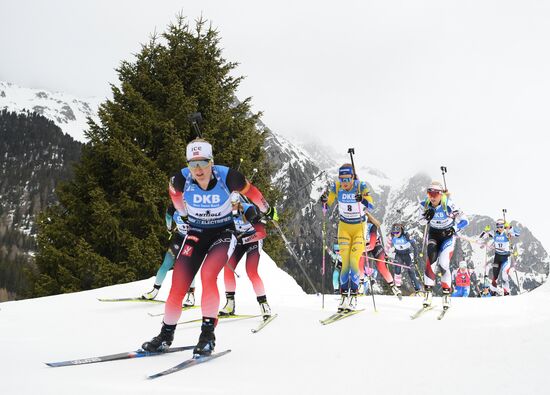 Биатлон. Чемпионат мира. Женщины. Масс-старт