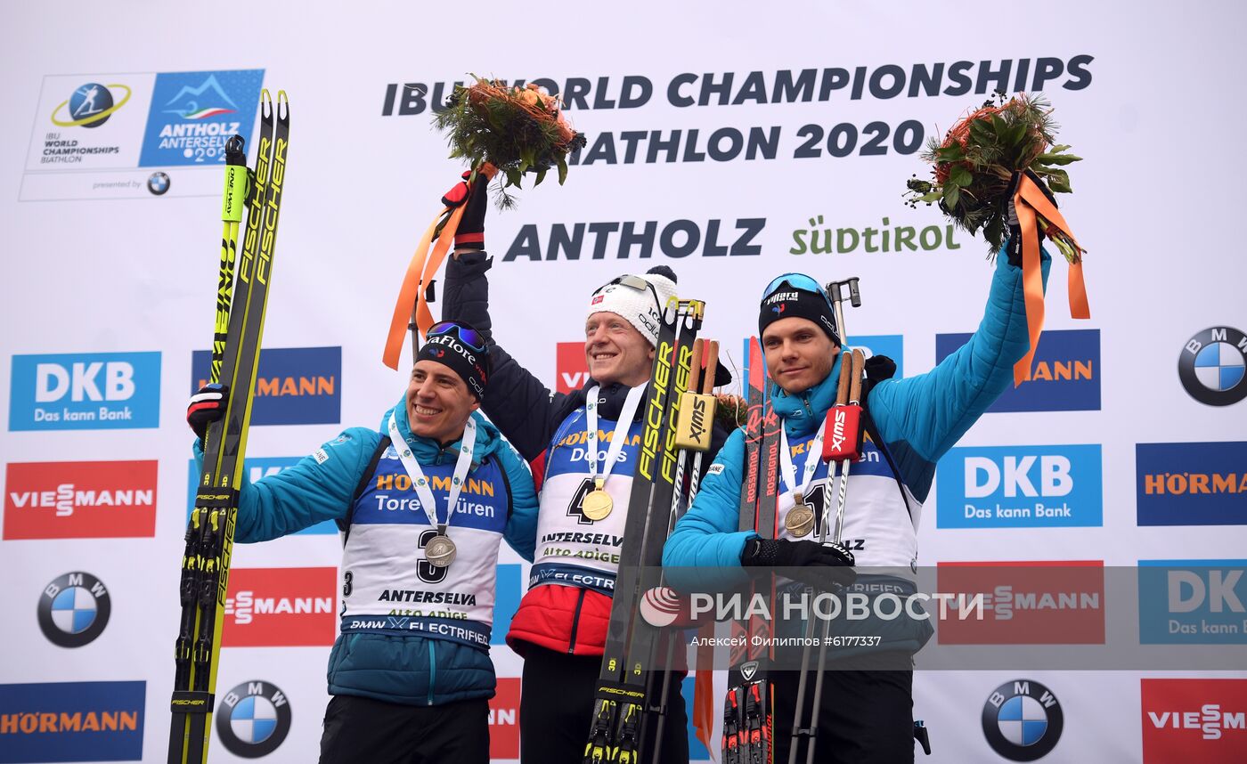 Биатлон. Чемпионат мира. Мужчины. Масс-старт