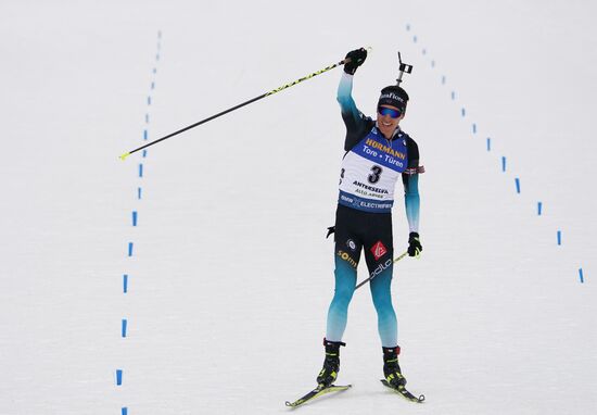 Биатлон. Чемпионат мира. Мужчины. Масс-старт