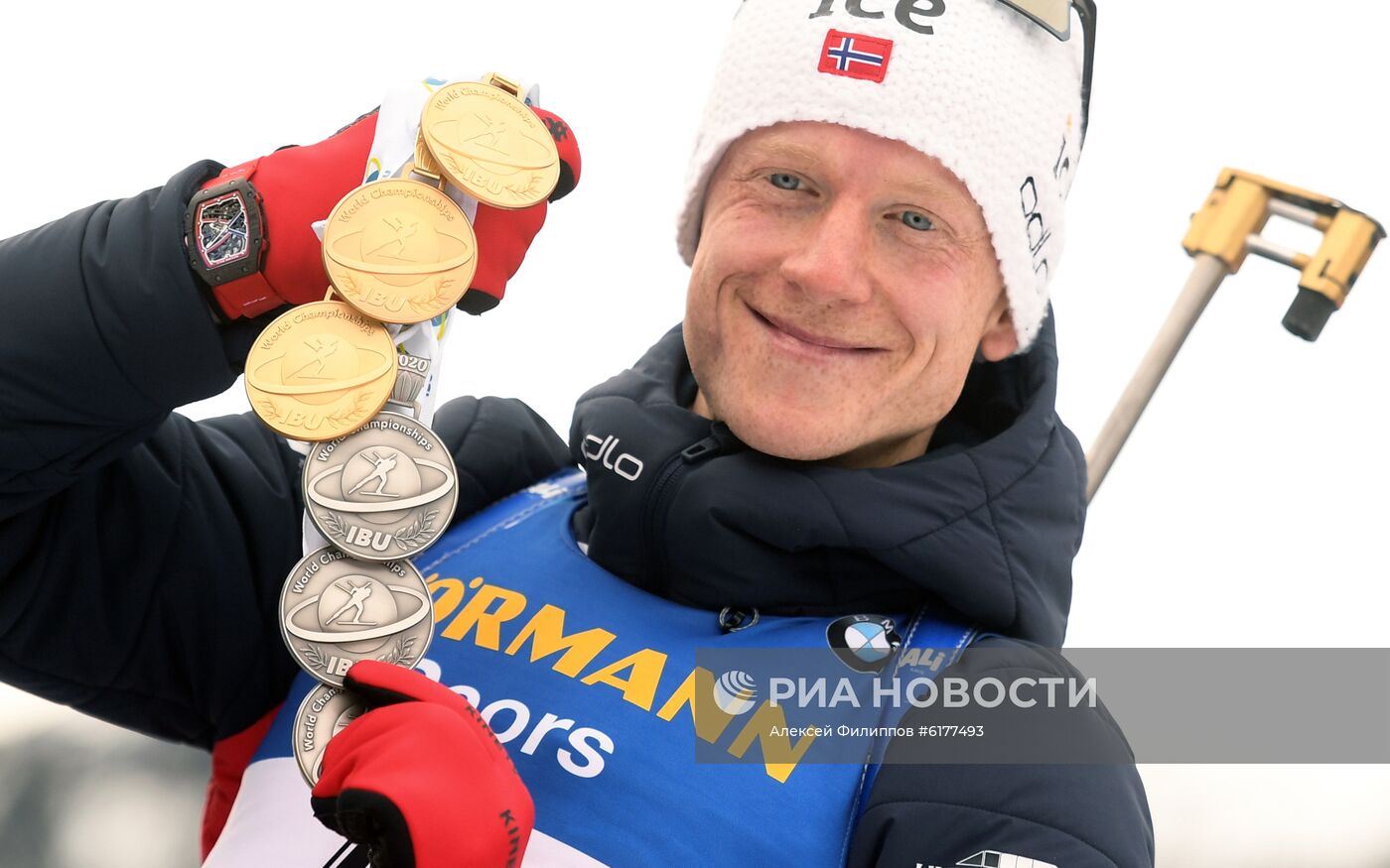 Биатлон. Чемпионат мира. Мужчины. Масс-старт