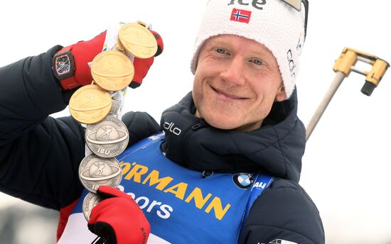 Биатлон. Чемпионат мира. Мужчины. Масс-старт