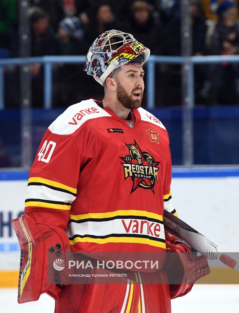 Хоккей. КХЛ. Матч "Куньлунь" - "Динамо" (Рига)