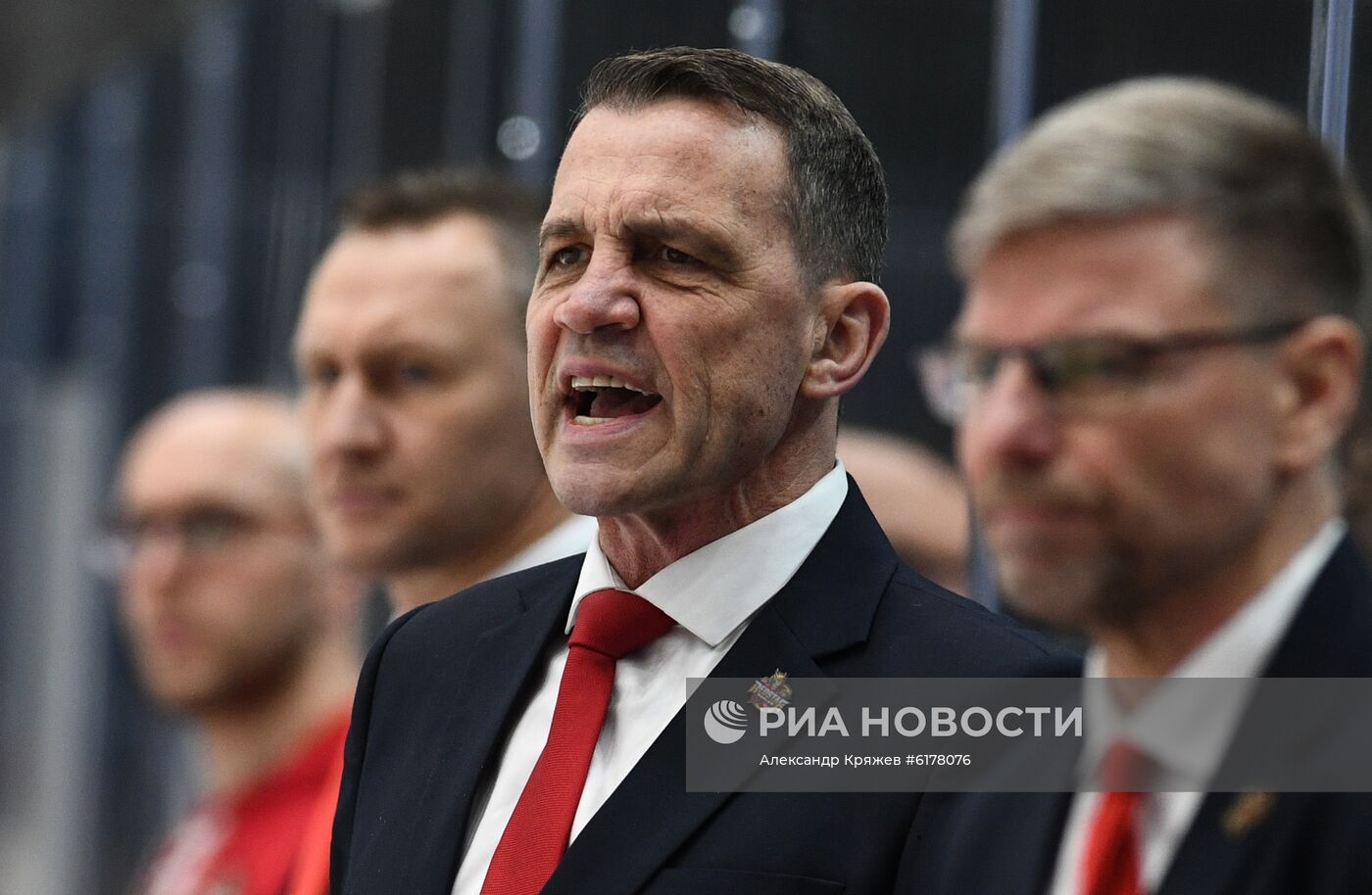 Хоккей. КХЛ. Матч "Куньлунь" - "Динамо" (Рига)