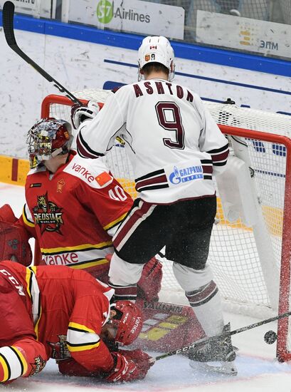 Хоккей. КХЛ. Матч "Куньлунь" - "Динамо" (Рига)