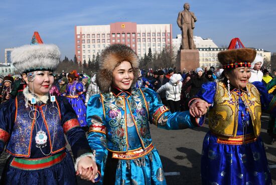 Праздник Сагаалган по случаю буддийского Нового года