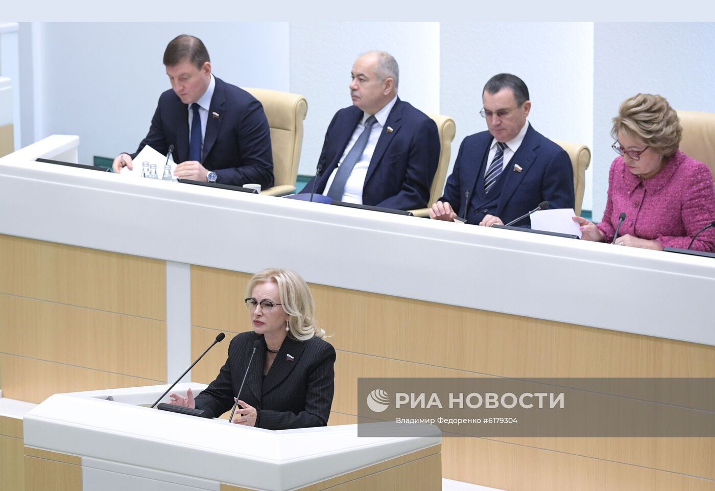 Заседание Совета Федерации РФ