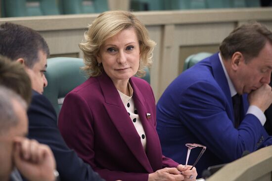 Заседание Совета Федерации РФ