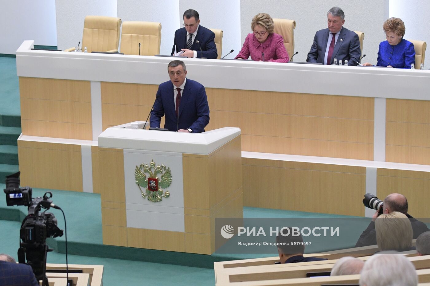 Заседание Совета Федерации РФ