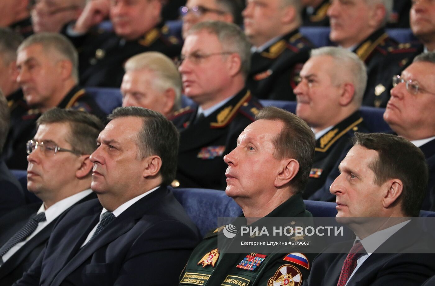 Президент РФ В. Путин принял участие в расширенном заседании коллегии МВД РФ