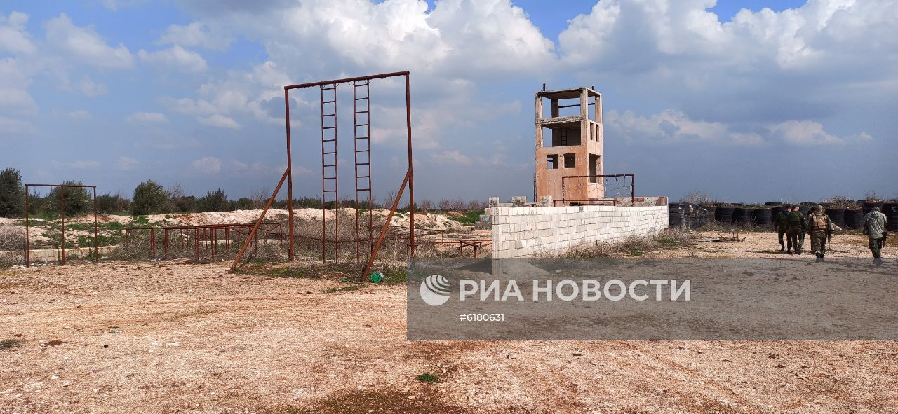 Освобожденный от боевиков сирийский г. Эбла