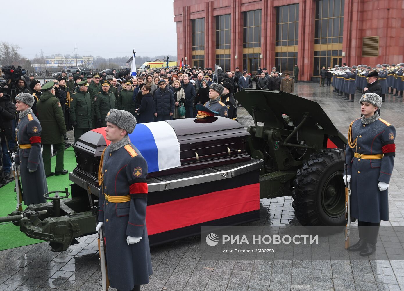 Прощание с маршалом Советского Союза Д. Язовым