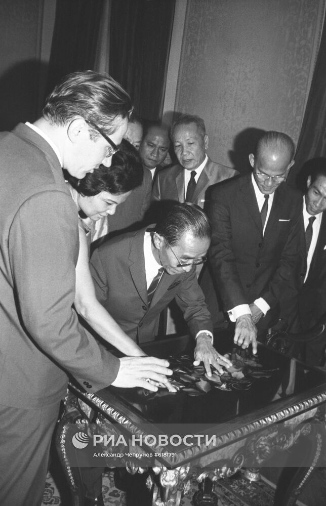 Визит парламентской делегации Королевства Камбоджи в СССР