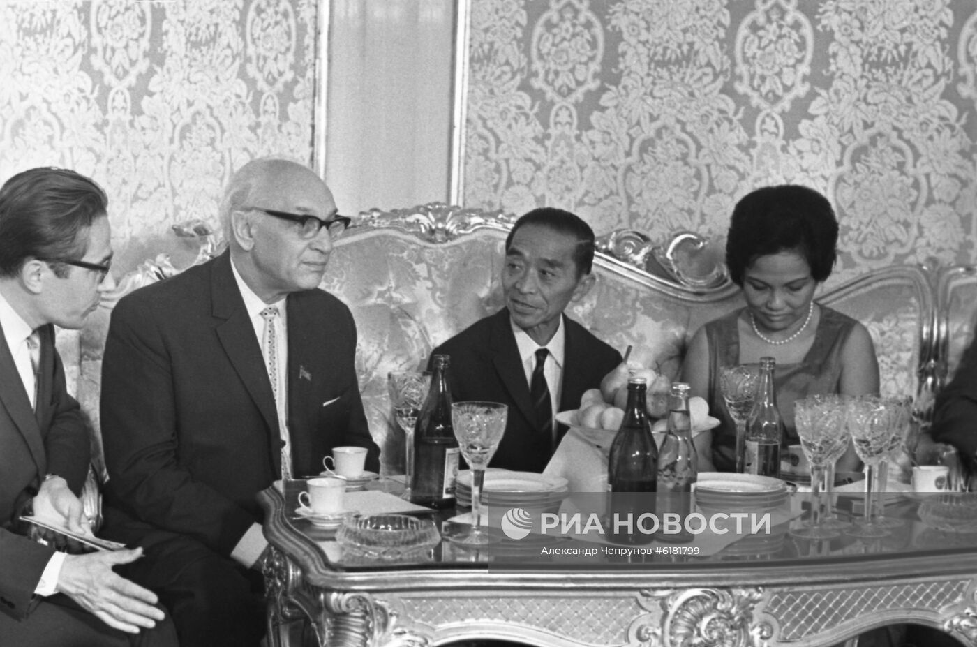 Визит парламентской делегации Королевства Камбоджи в СССР