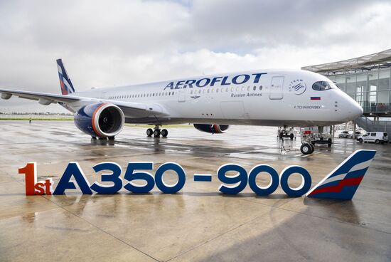 Аэрофлот получил первый самолет Airbus A350