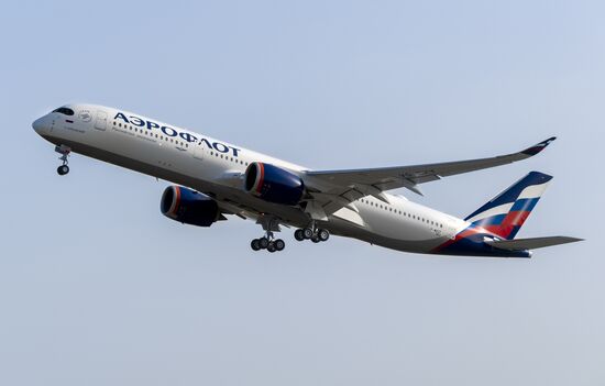 Аэрофлот получил первый самолет Airbus A350