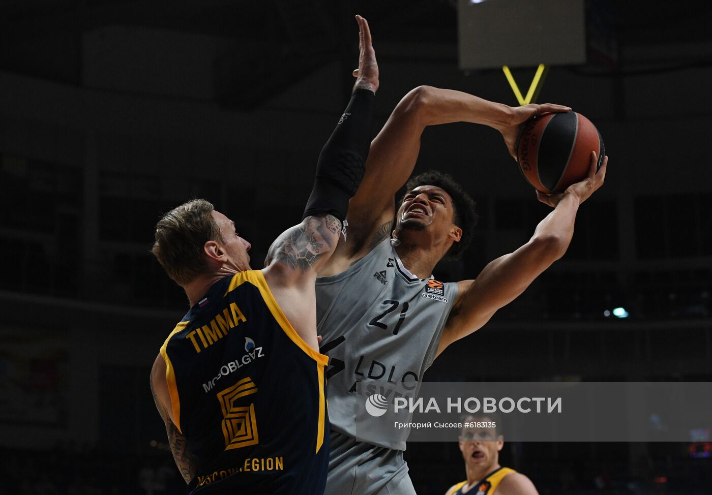 Баскетбол. Евролига. Матч "Химки" - АСВЕЛ