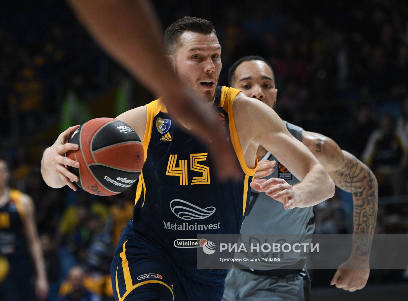 Баскетбол. Евролига. Матч "Химки" - АСВЕЛ
