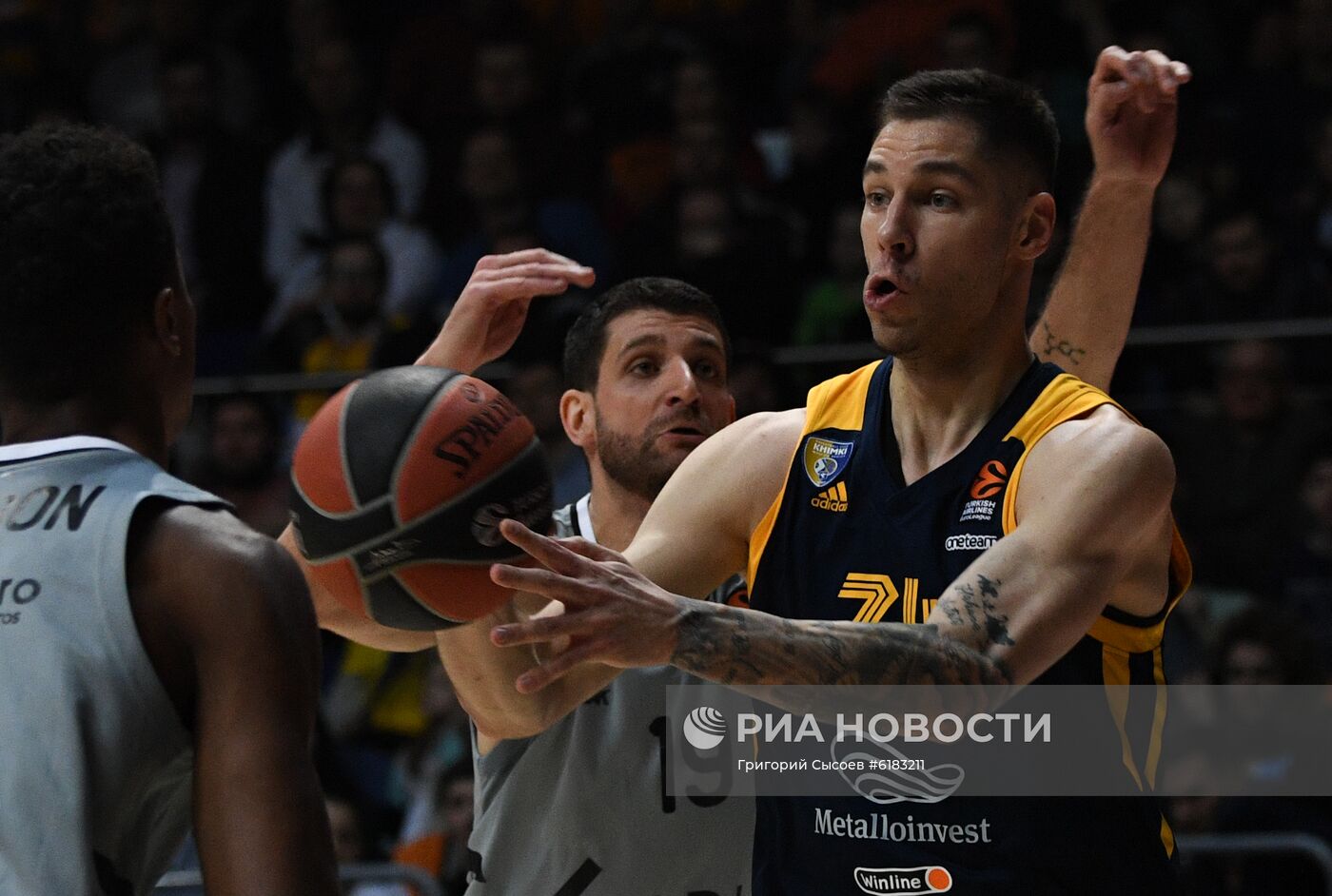 Баскетбол. Евролига. Матч "Химки" - АСВЕЛ