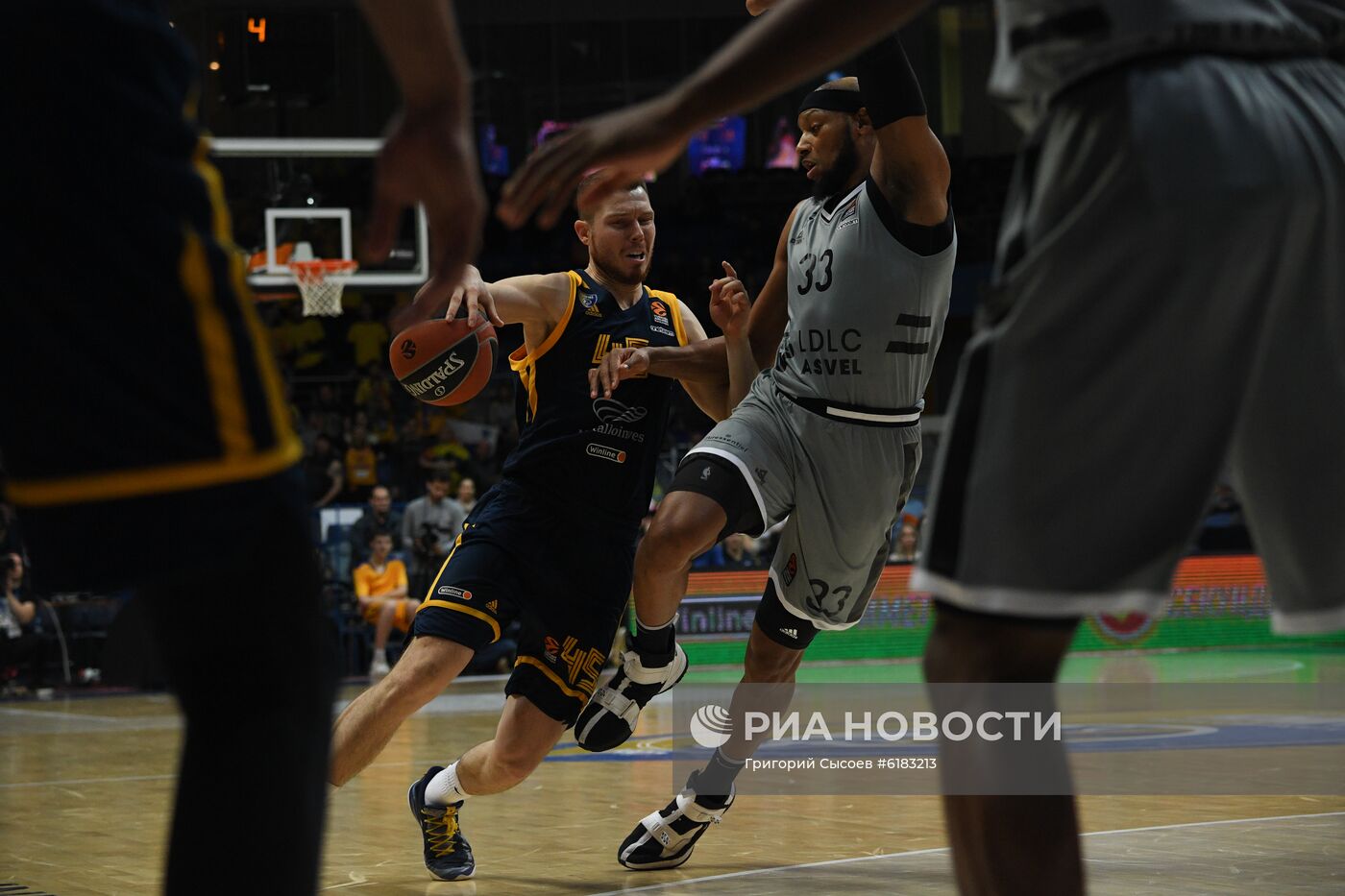 Баскетбол. Евролига. Матч "Химки" - АСВЕЛ