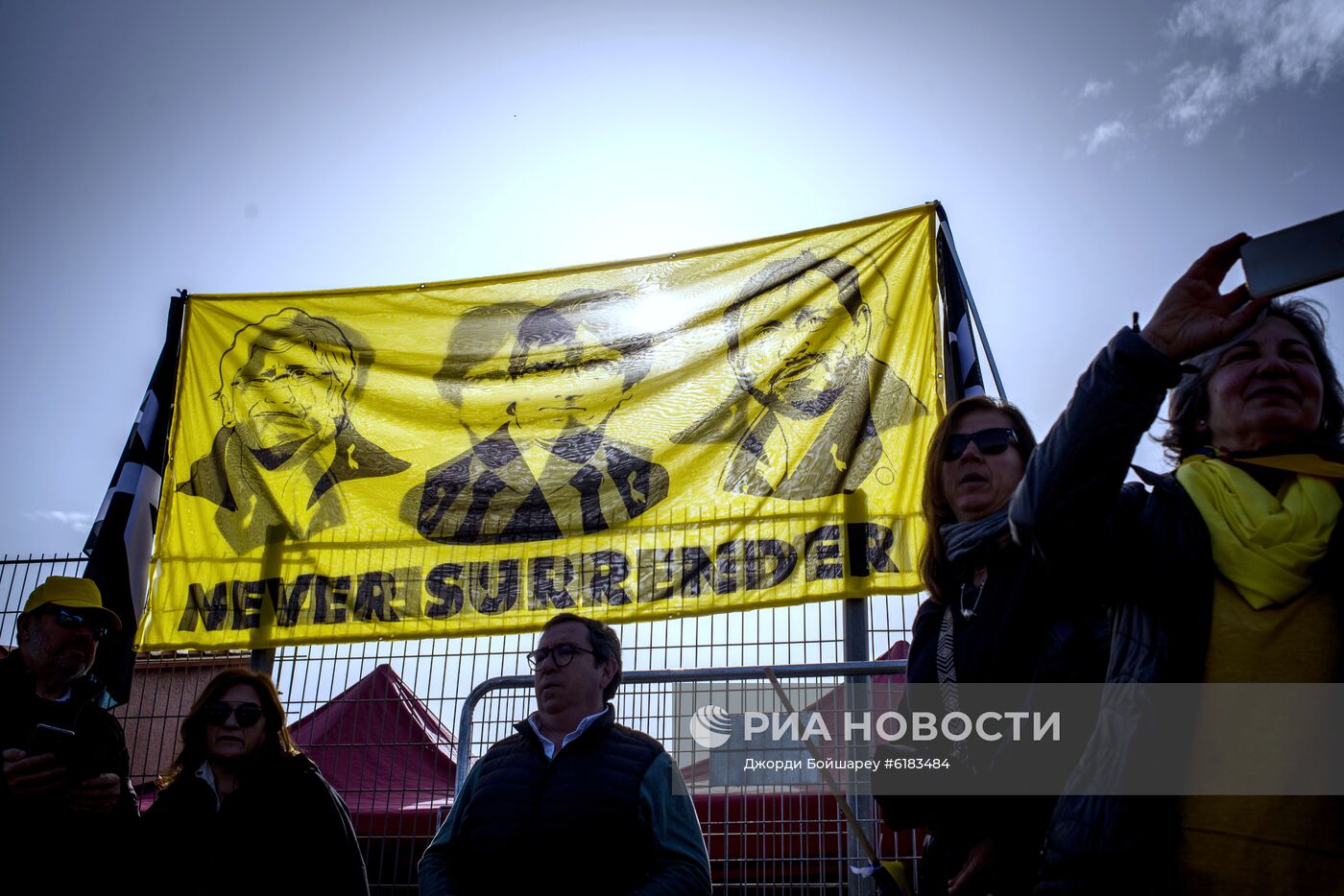 Митинг сторонников Пучдемона в Перпиньяне