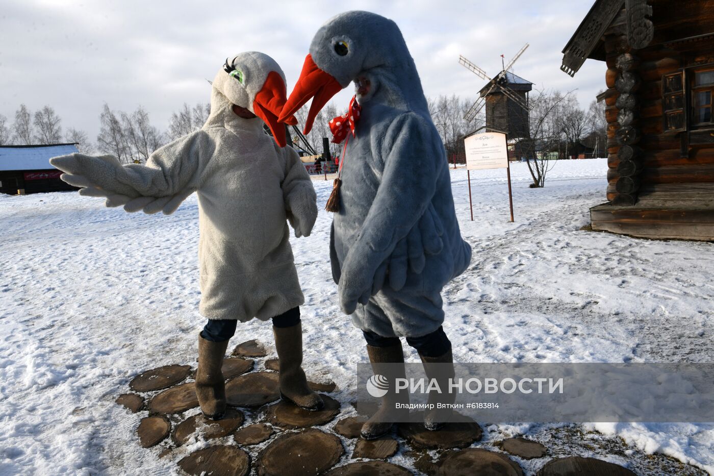 Празднование Масленицы в Суздале