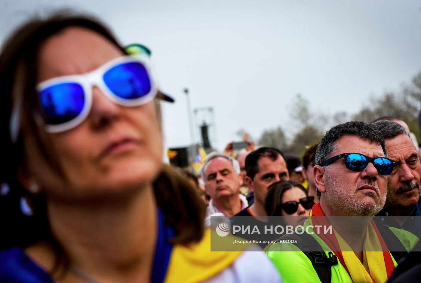 Митинг сторонников Пучдемона в Перпиньяне