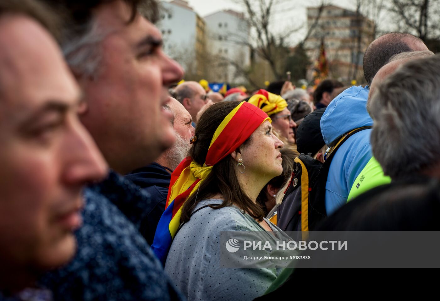 Митинг сторонников Пучдемона в Перпиньяне