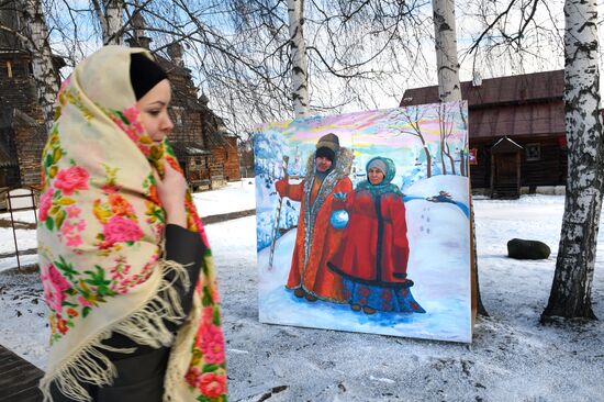 Празднование Масленицы в Суздале