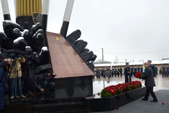 Рабочая поездка президента РФ В. Путина в Псковскую область