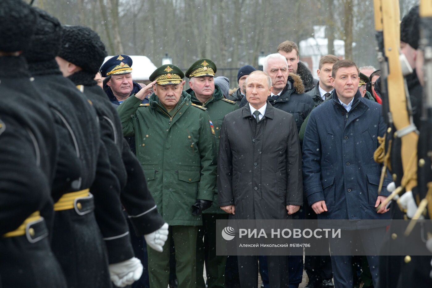 Рабочая поездка президента РФ В. Путина в Псковскую область
