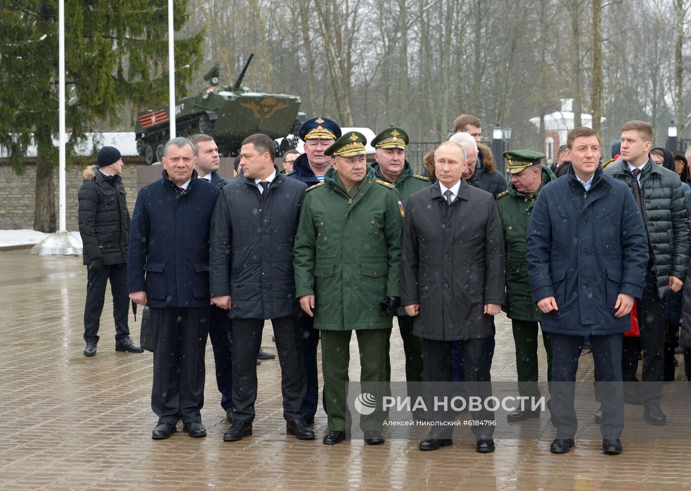 Рабочая поездка президента РФ В. Путина в Псковскую область