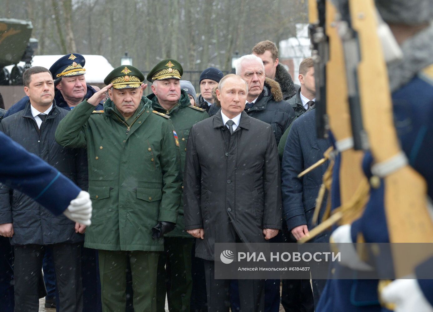 Рабочая поездка президента РФ В. Путина в Псковскую область