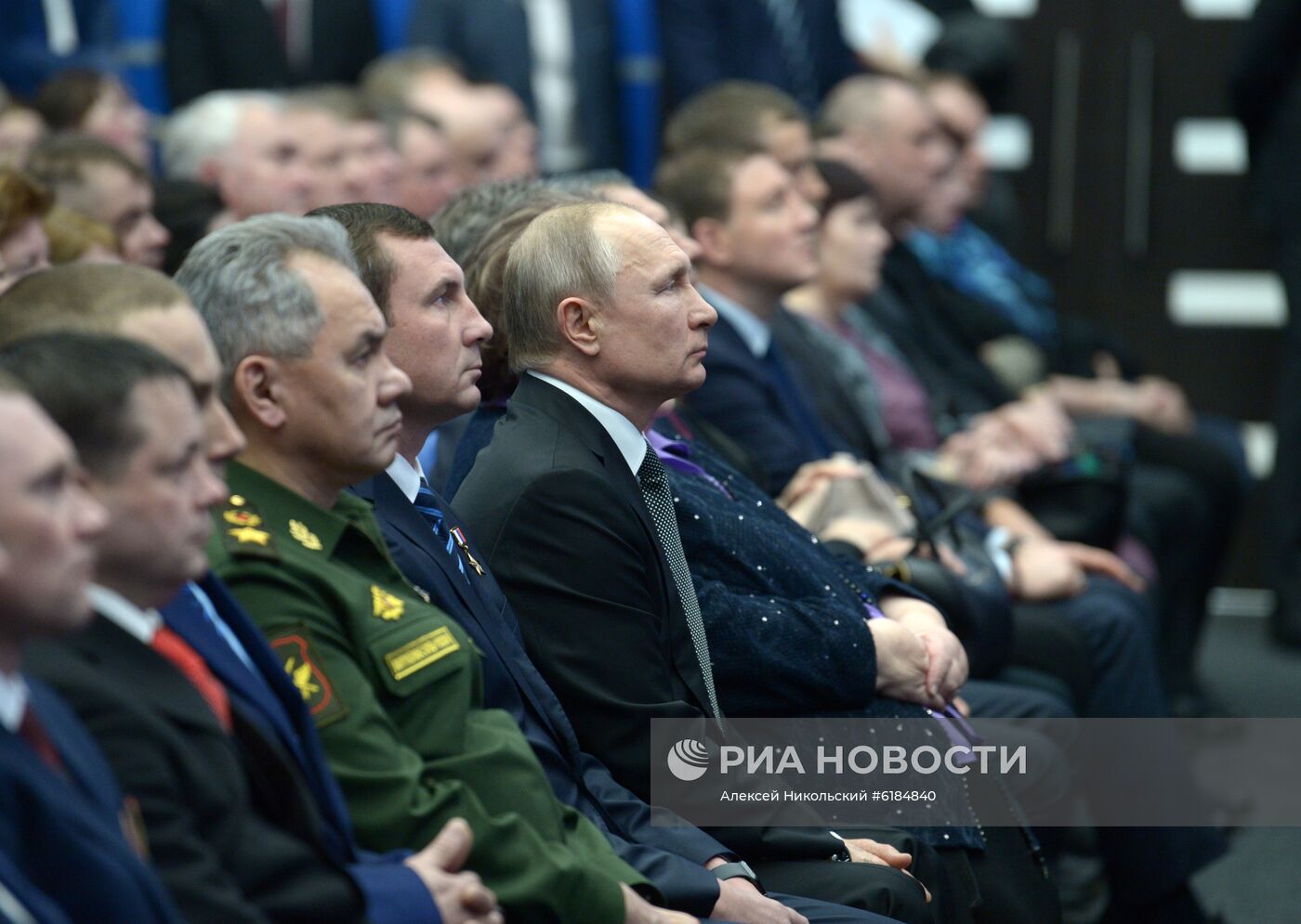 Рабочая поездка президента РФ В. Путина в Псковскую область