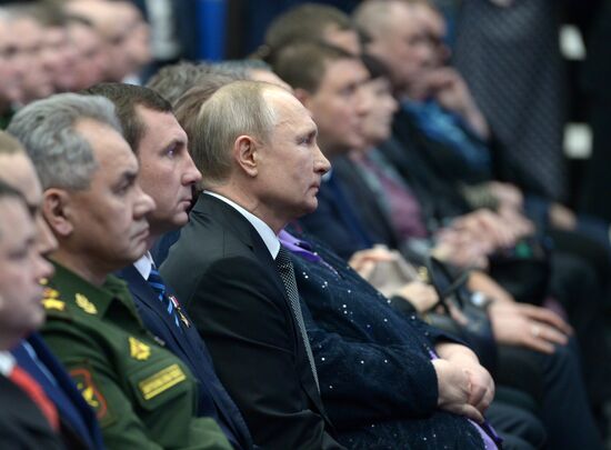 Рабочая поездка президента РФ В. Путина в Псковскую область