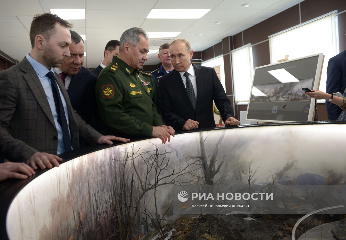 Рабочая поездка президента РФ В. Путина в Псковскую область