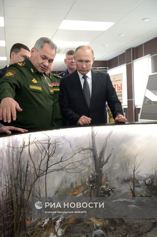 Рабочая поездка президента РФ В. Путина в Псковскую область