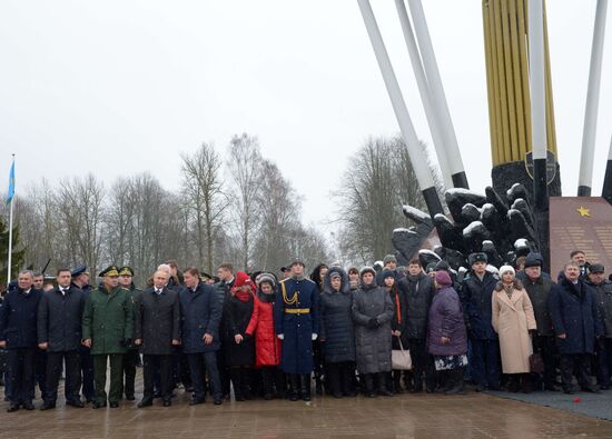 Рабочая поездка президента РФ В. Путина в Псковскую область